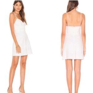Amanda Uprichard x Revolve White Toni Mini Dress